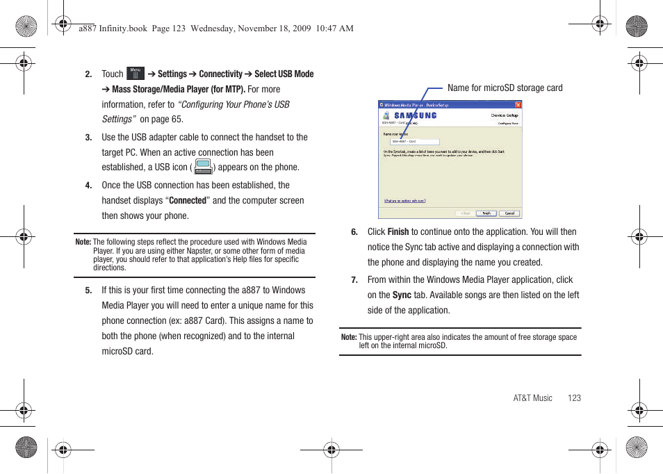 Samsung SGH-A887ZKAATT User Manual | Page 127 / 190