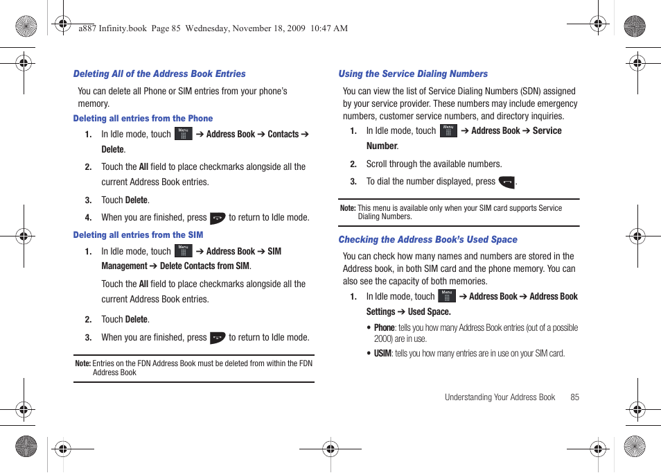 Samsung SGH-A887ZKAATT User Manual | Page 89 / 190