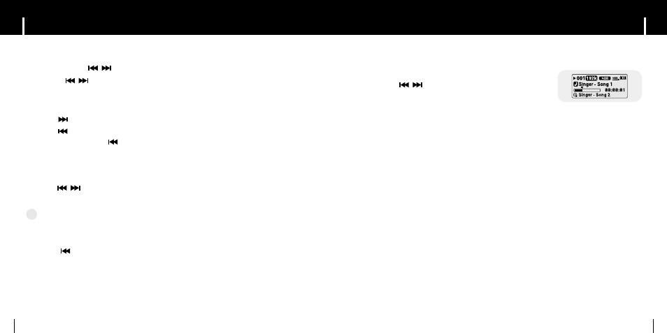 Searching for music/voice files, Setting bookmark, Setting bookmark searching for music/voice files | Samsung YP-C1Z-XAA User Manual | Page 13 / 24