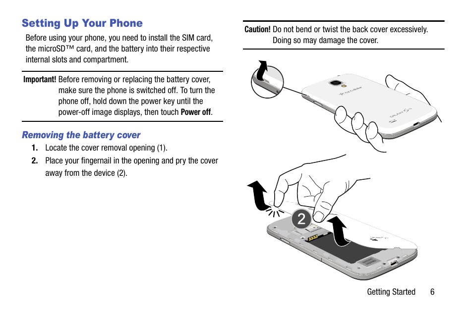 Setting up your phone | Samsung SCH-R970ZWAUSC User Manual | Page 11 / 249