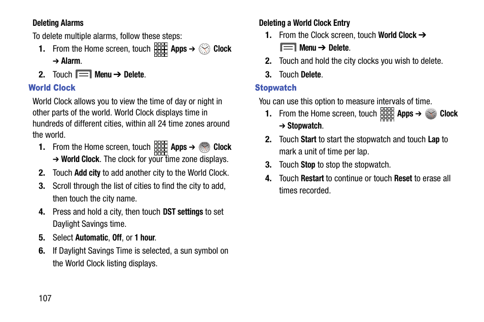 Samsung SCH-R970ZWAUSC User Manual | Page 112 / 249