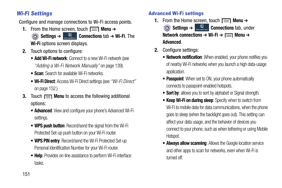 Samsung SCH-R970ZWAUSC User Manual | Page 156 / 249