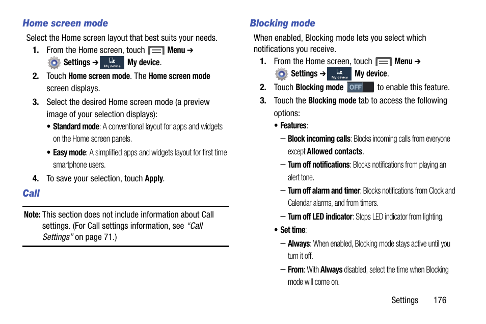 For more information | Samsung SCH-R970ZWAUSC User Manual | Page 181 / 249