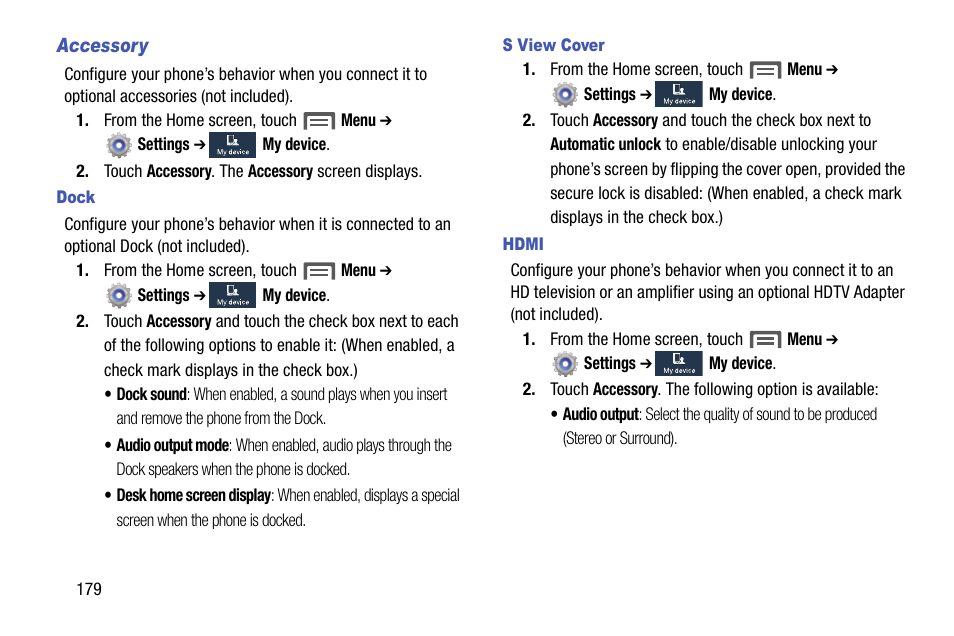 Samsung SCH-R970ZWAUSC User Manual | Page 184 / 249