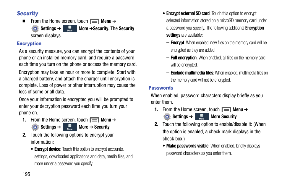 Samsung SCH-R970ZWAUSC User Manual | Page 200 / 249