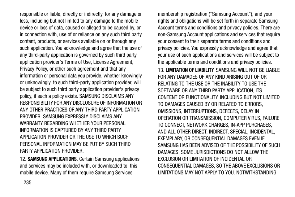 Samsung SCH-R970ZWAUSC User Manual | Page 240 / 249