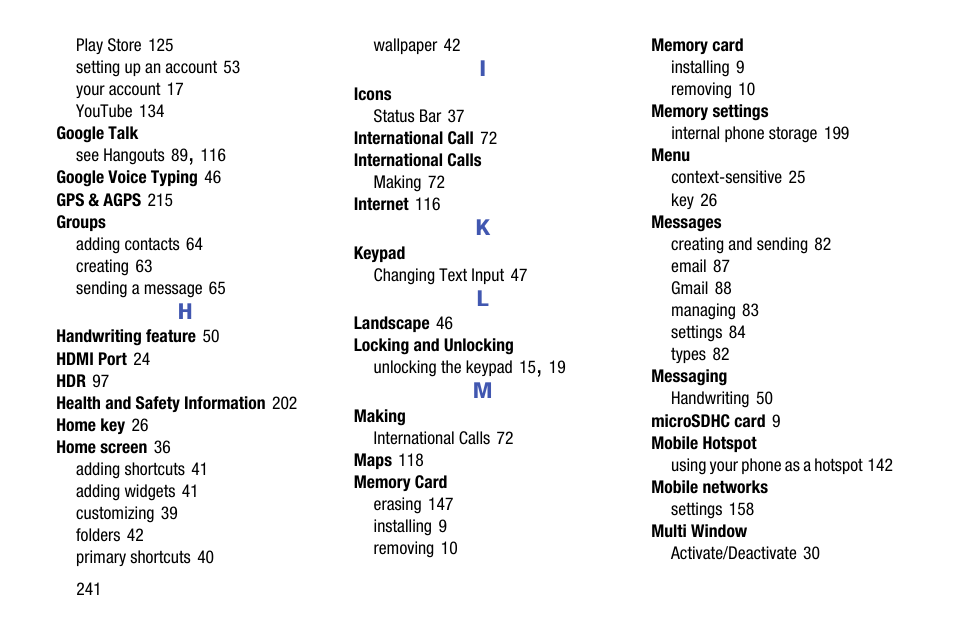 Samsung SCH-R970ZWAUSC User Manual | Page 246 / 249