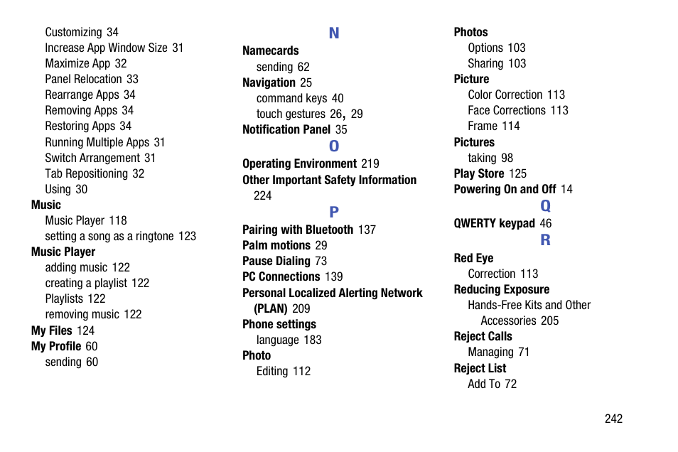 Samsung SCH-R970ZWAUSC User Manual | Page 247 / 249