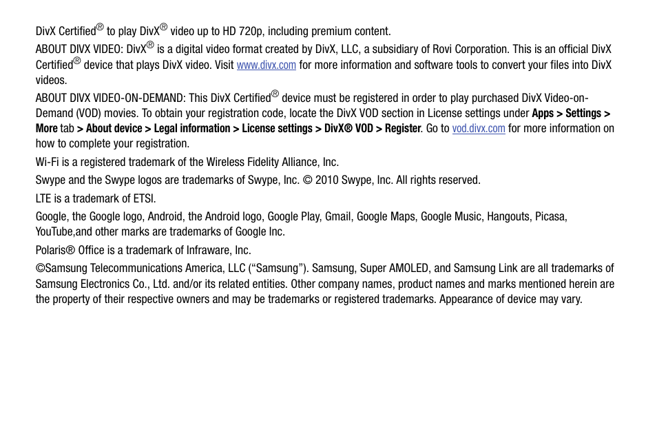 Samsung SCH-R970ZWAUSC User Manual | Page 5 / 249