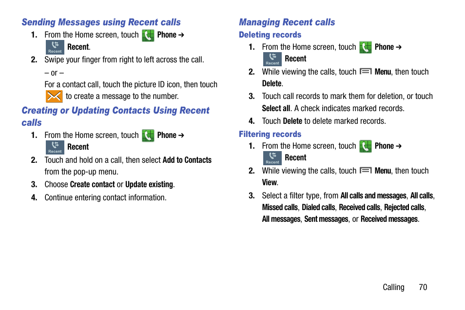 Samsung SCH-R970ZWAUSC User Manual | Page 75 / 249