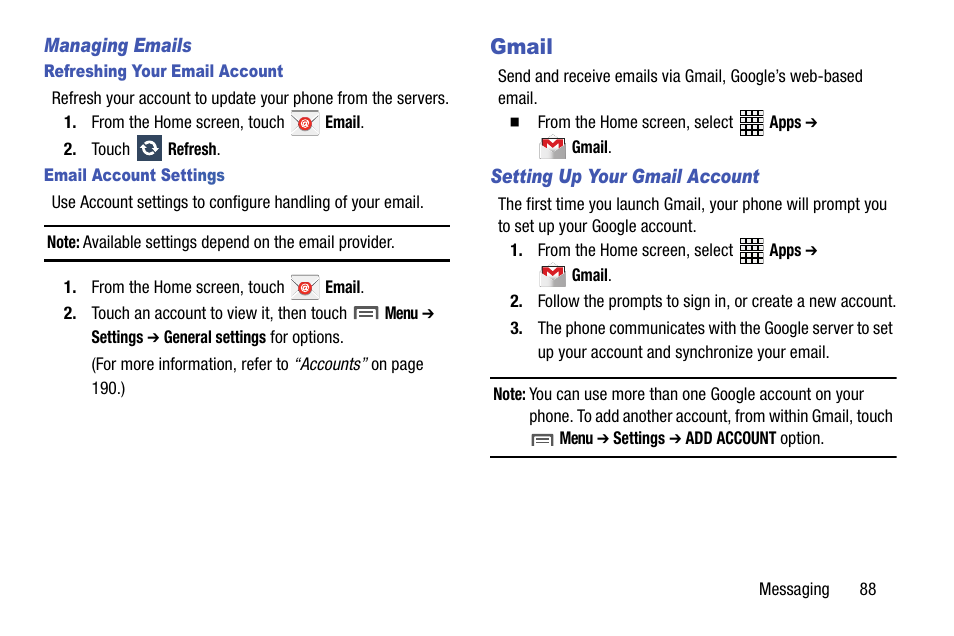 Gmail, Untitled | Samsung SCH-R970ZWAUSC User Manual | Page 93 / 249