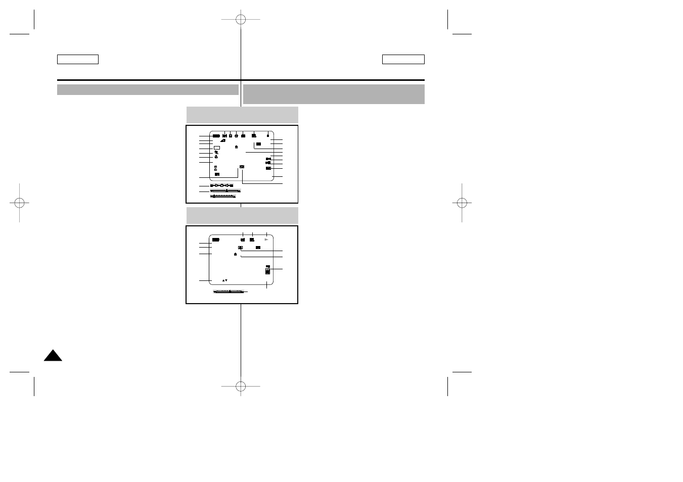 Osd (on screen display in camera and player modes) | Samsung SC-D23-XAA User Manual | Page 18 / 103