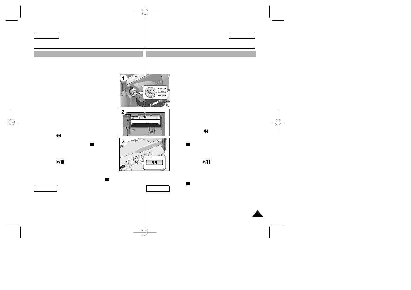 Basic recording, Grabación básica | Samsung SC-D23-XAA User Manual | Page 33 / 103