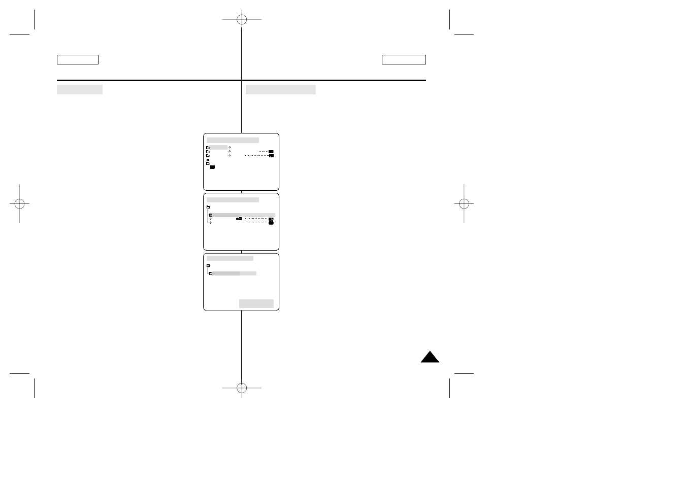 Advanced recording, Grabación avanzada | Samsung SC-D23-XAA User Manual | Page 37 / 103