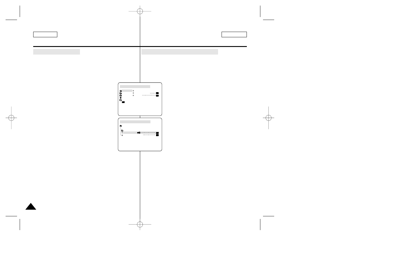 Advanced recording, Grabación avanzada | Samsung SC-D23-XAA User Manual | Page 38 / 103