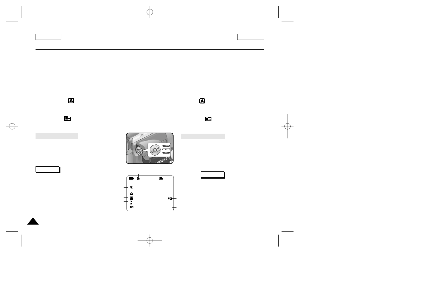 Advanced recording, Grabación avanzada | Samsung SC-D23-XAA User Manual | Page 54 / 103