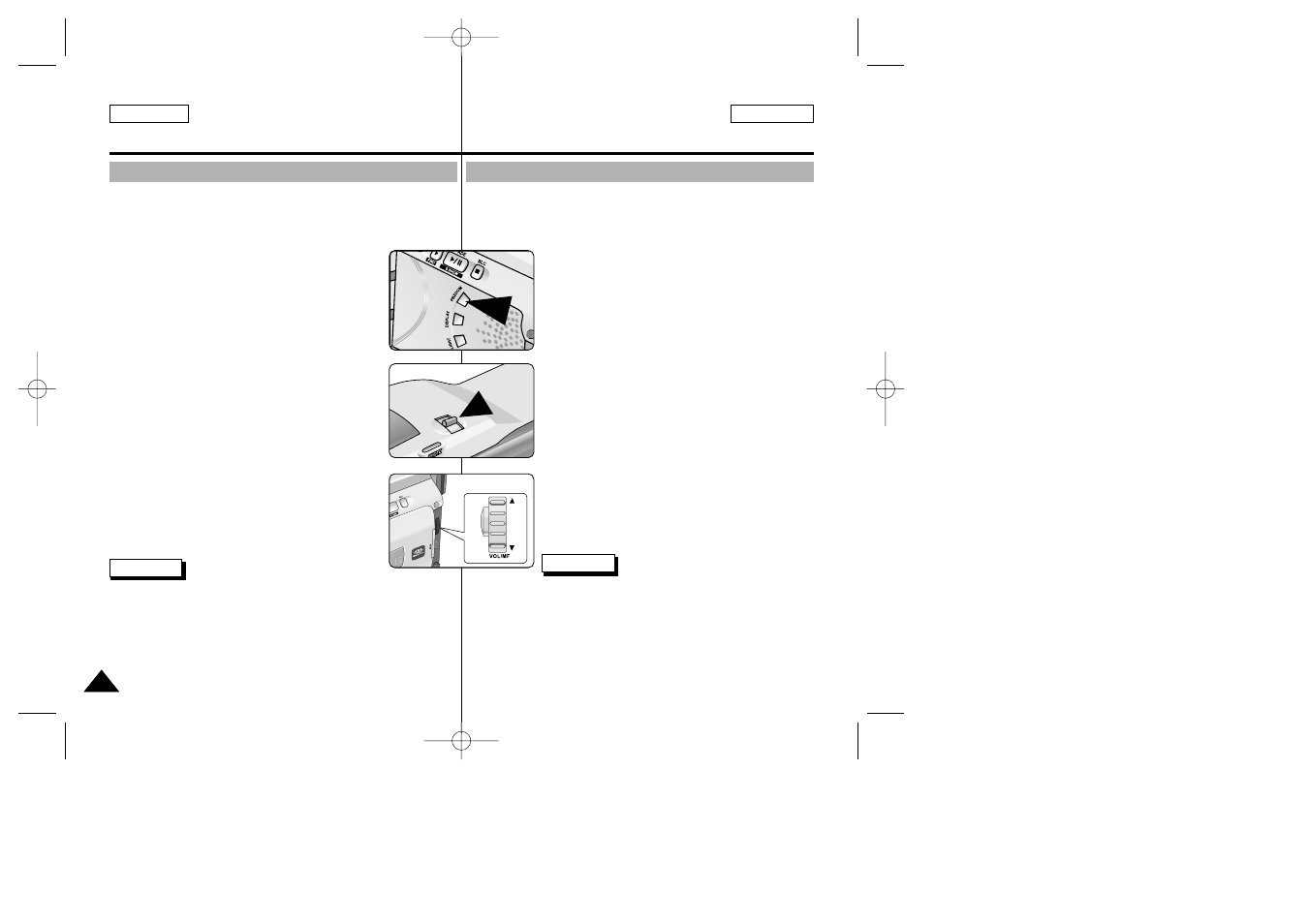 Playback, Reproducción | Samsung SC-D23-XAA User Manual | Page 74 / 103