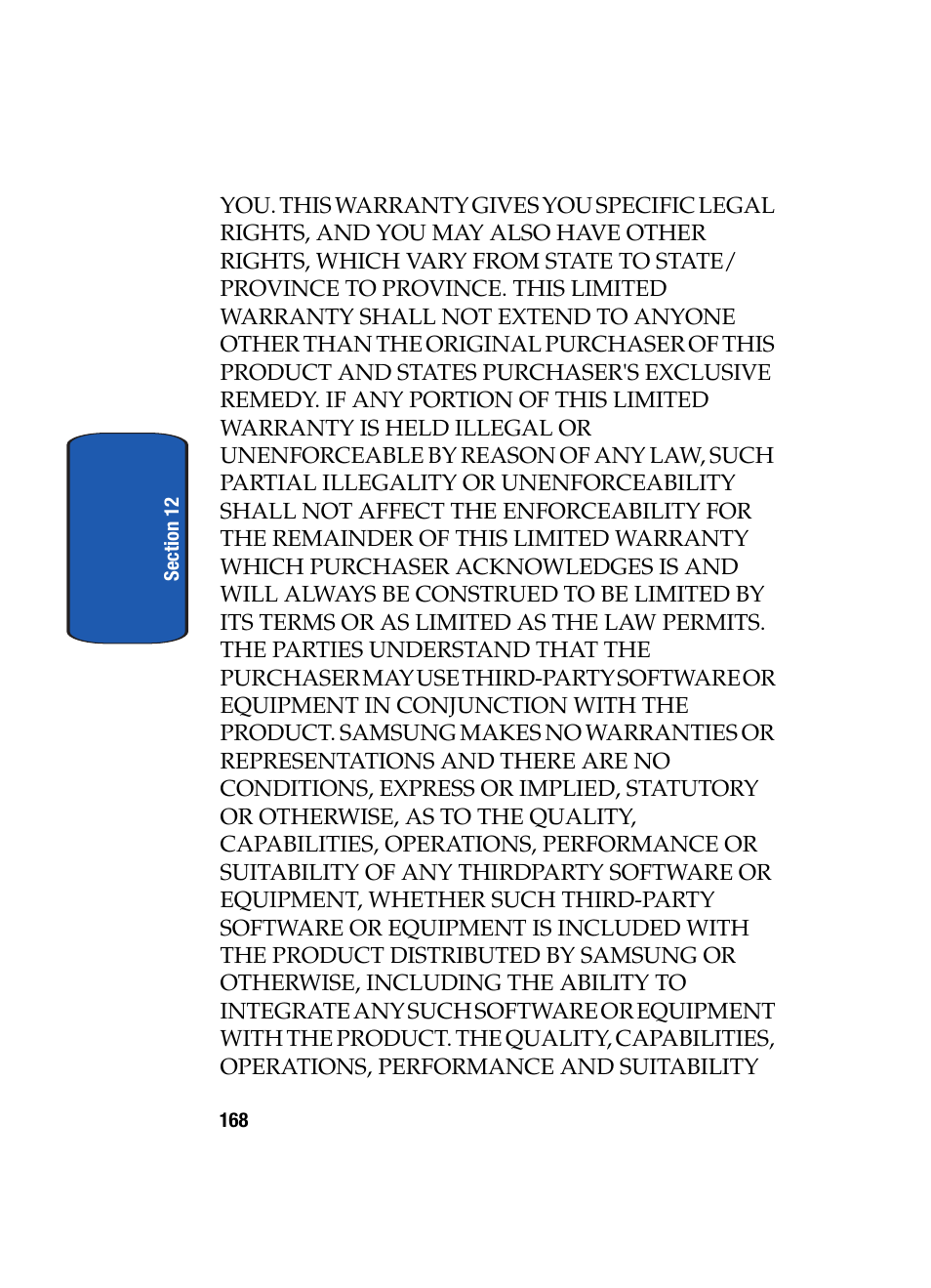 Samsung SGH-X507HBACIN User Manual | Page 172 / 178