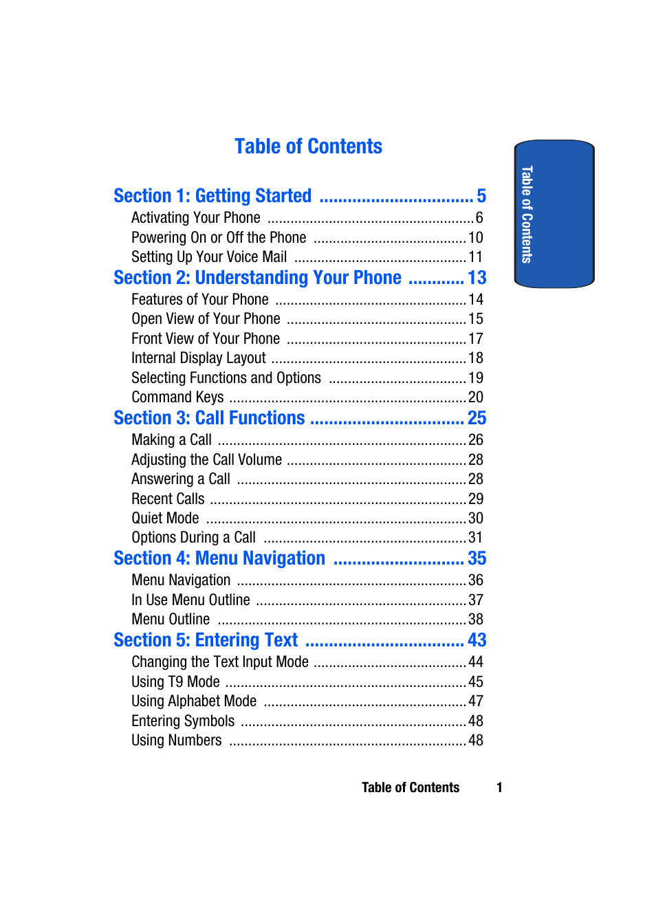 Samsung SGH-X507HBACIN User Manual | Page 5 / 178