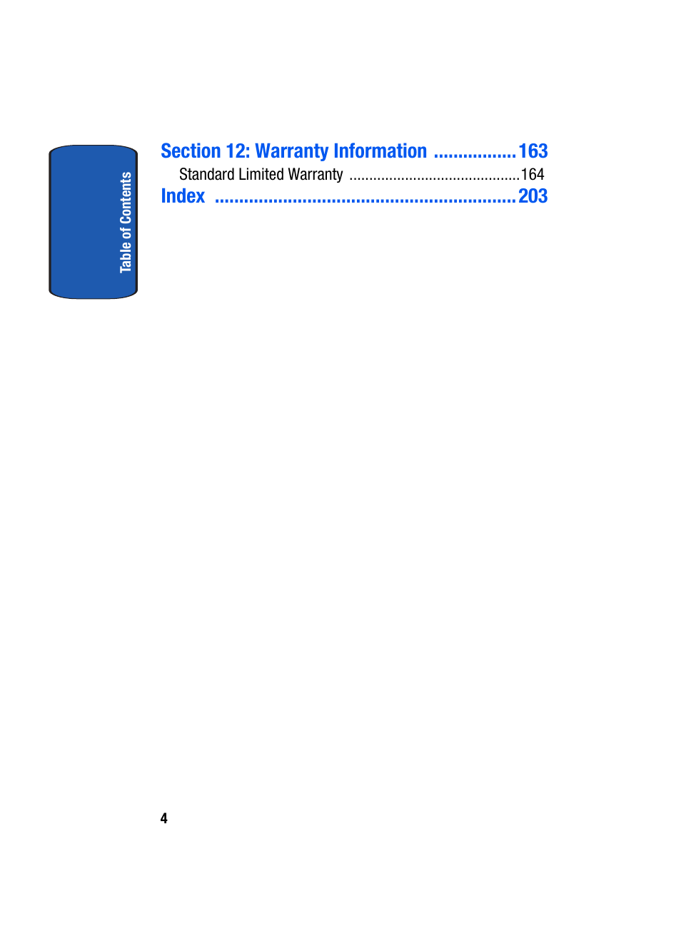 Index | Samsung SGH-X507HBACIN User Manual | Page 8 / 178