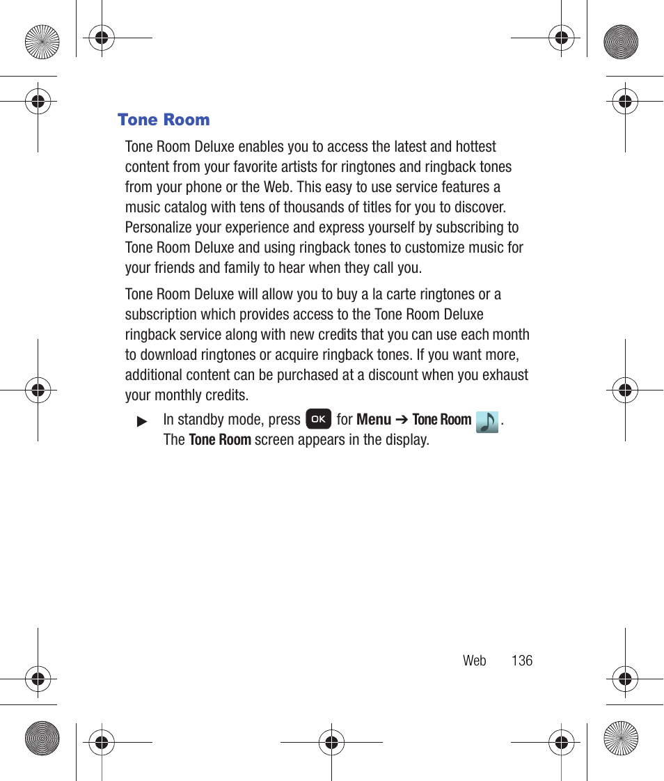 Tone room | Samsung SCH-R260DAAUSC User Manual | Page 141 / 271