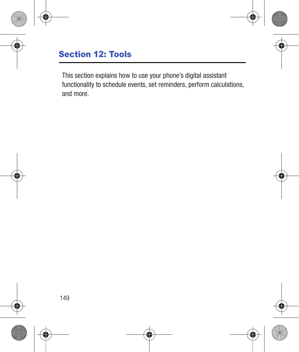 Section 12: tools, Section 11: tools | Samsung SCH-R260DAAUSC User Manual | Page 154 / 271