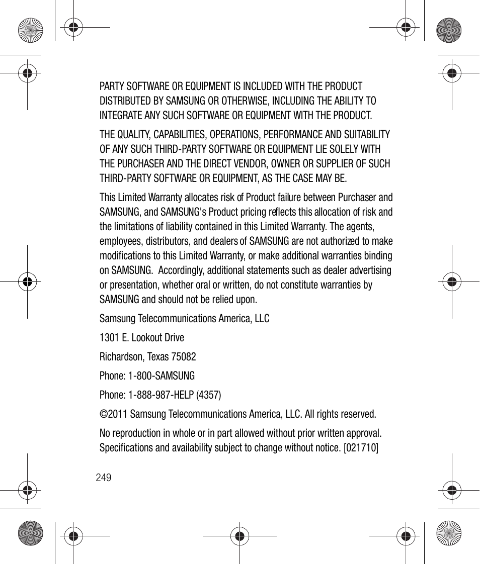 Samsung SCH-R260DAAUSC User Manual | Page 254 / 271