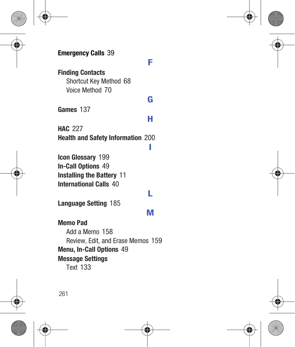 Samsung SCH-R260DAAUSC User Manual | Page 266 / 271