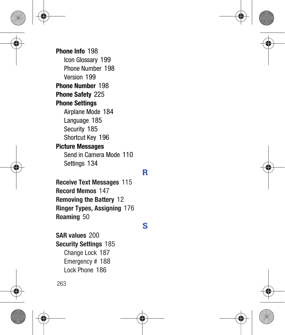 Samsung SCH-R260DAAUSC User Manual | Page 268 / 271