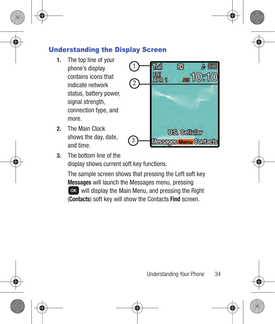 Understanding the display screen | Samsung SCH-R260DAAUSC User Manual | Page 39 / 271