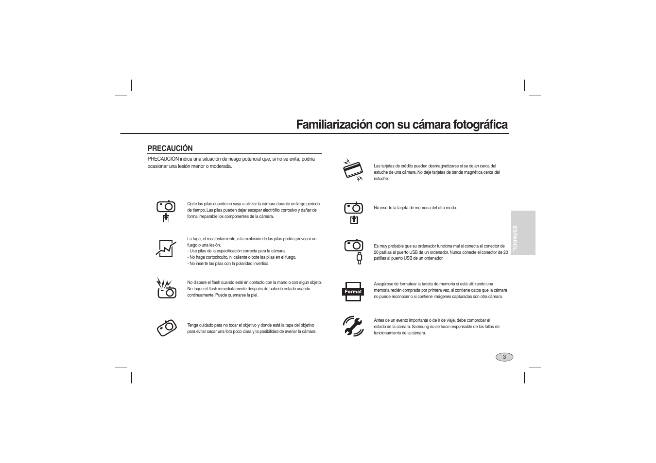 Familiarización con su cámara fotográfica | Samsung EC-L100ZSBA-US User Manual | Page 52 / 114