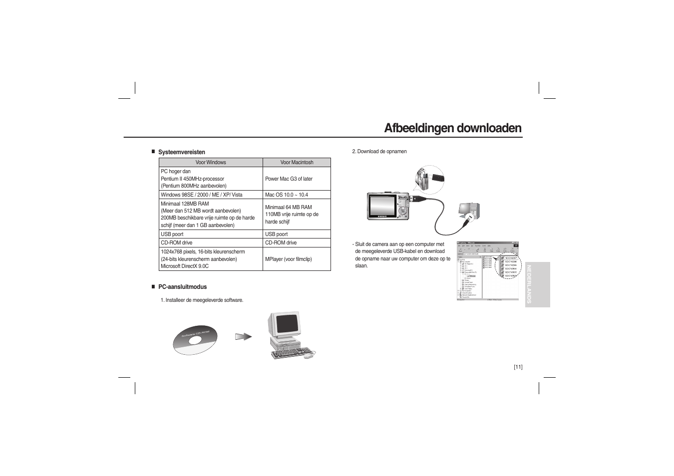 Afbeeldingen downloaden | Samsung EC-L100ZSBA-US User Manual | Page 92 / 114