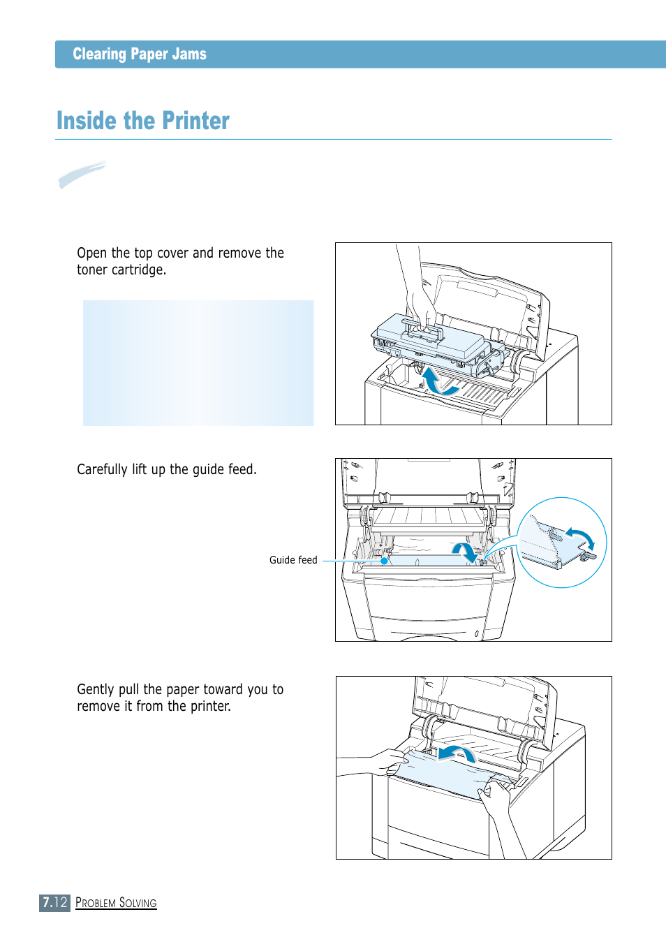 Inside the printer | Samsung ML-1450-XAX User Manual | Page 119 / 206