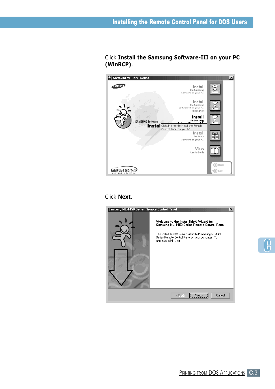 Samsung ML-1450-XAX User Manual | Page 164 / 206