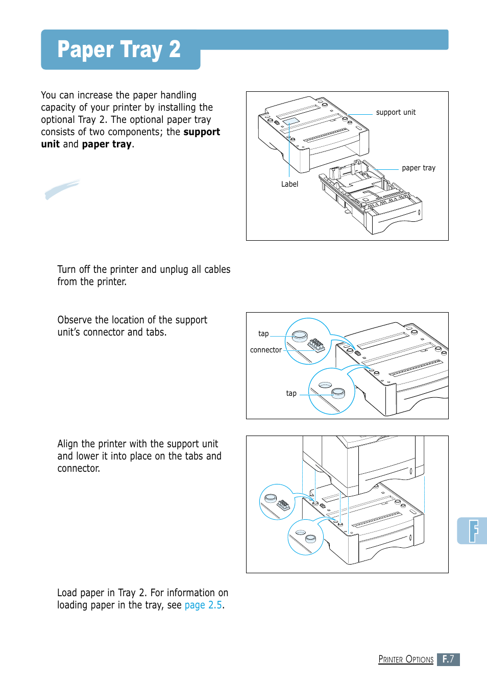 Paper tray 2 | Samsung ML-1450-XAX User Manual | Page 196 / 206