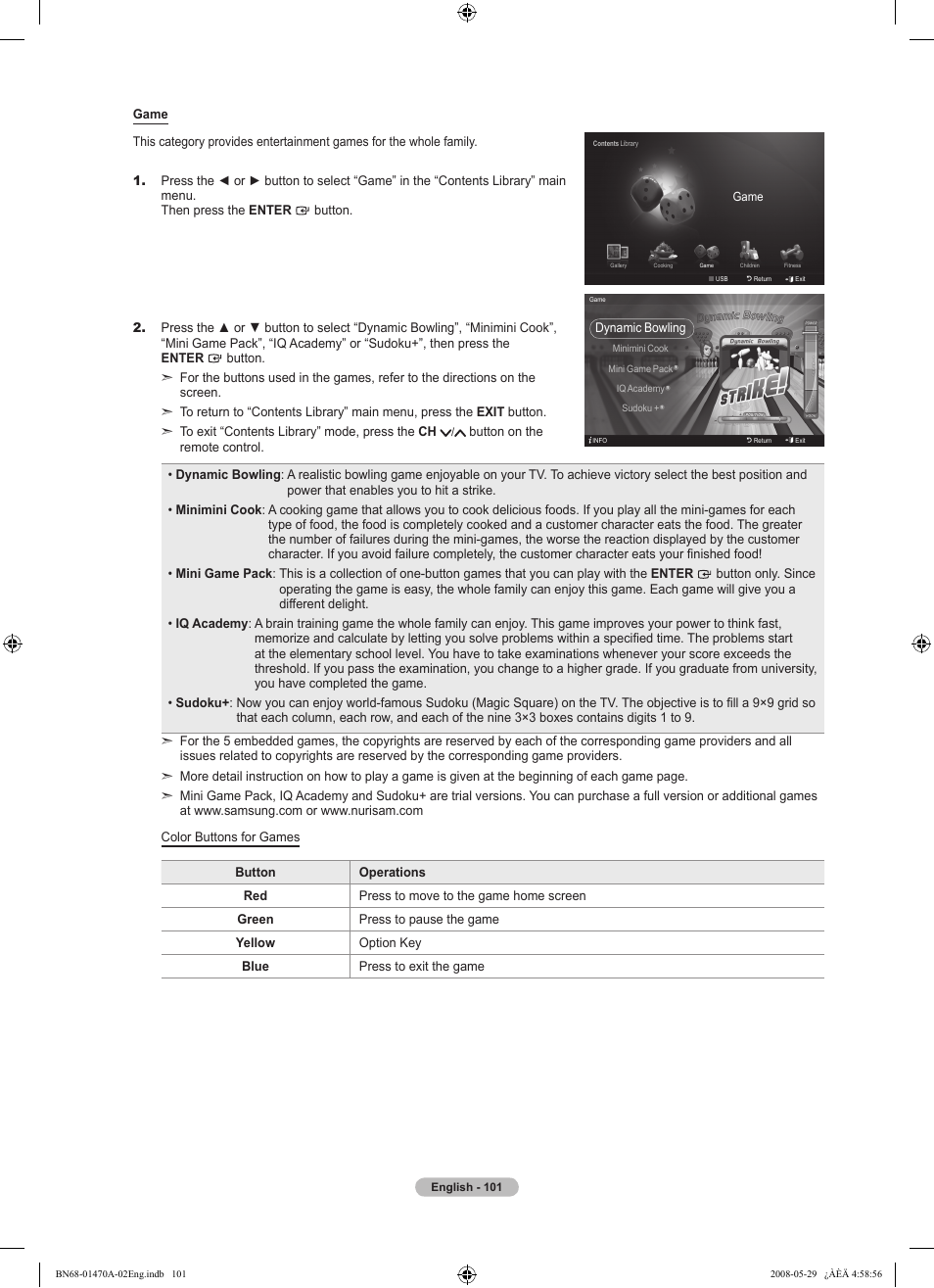 Samsung LN46A750R1FXZA User Manual | Page 103 / 273