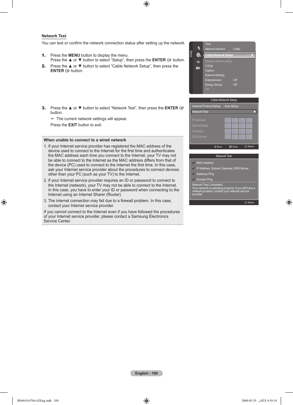 Samsung LN46A750R1FXZA User Manual | Page 111 / 273