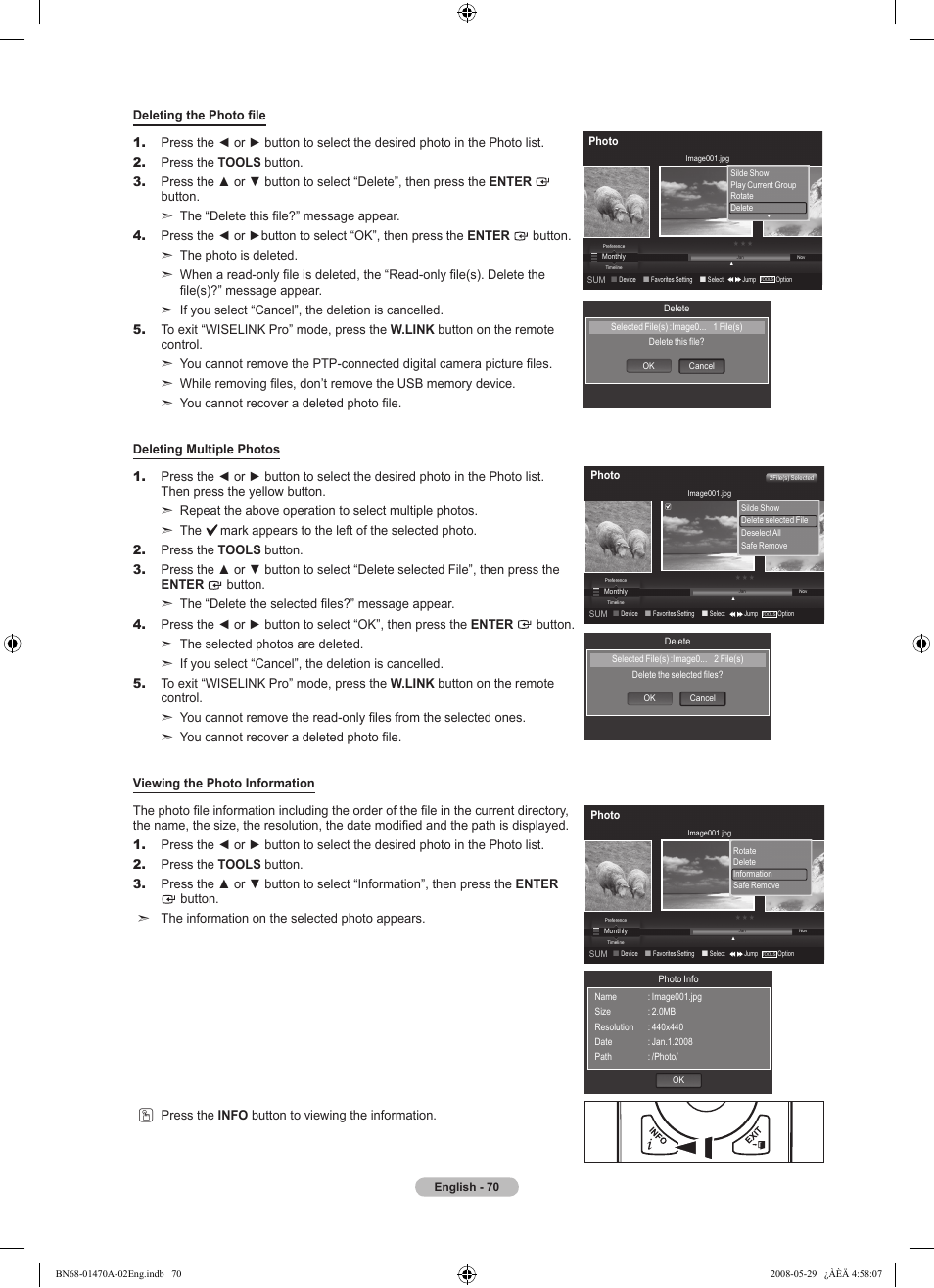 Samsung LN46A750R1FXZA User Manual | Page 72 / 273