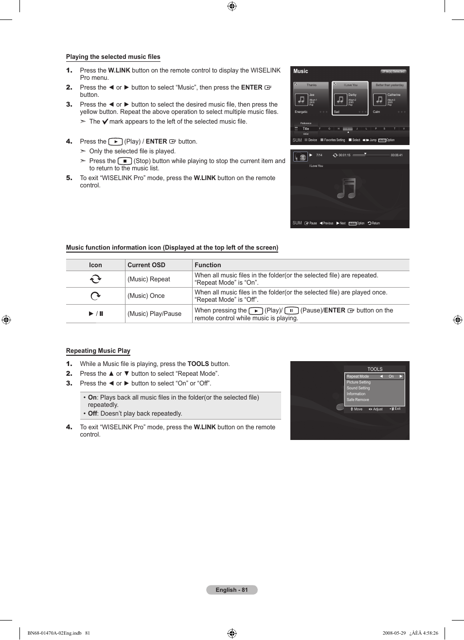 Samsung LN46A750R1FXZA User Manual | Page 83 / 273