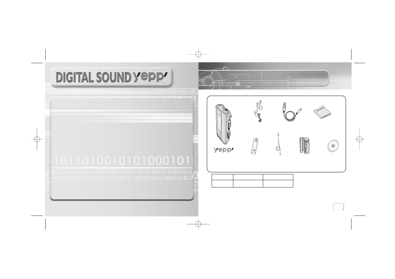 Components, Voice recording function, Backlight | Sound | Samsung YP-35H-XAC User Manual | Page 5 / 26