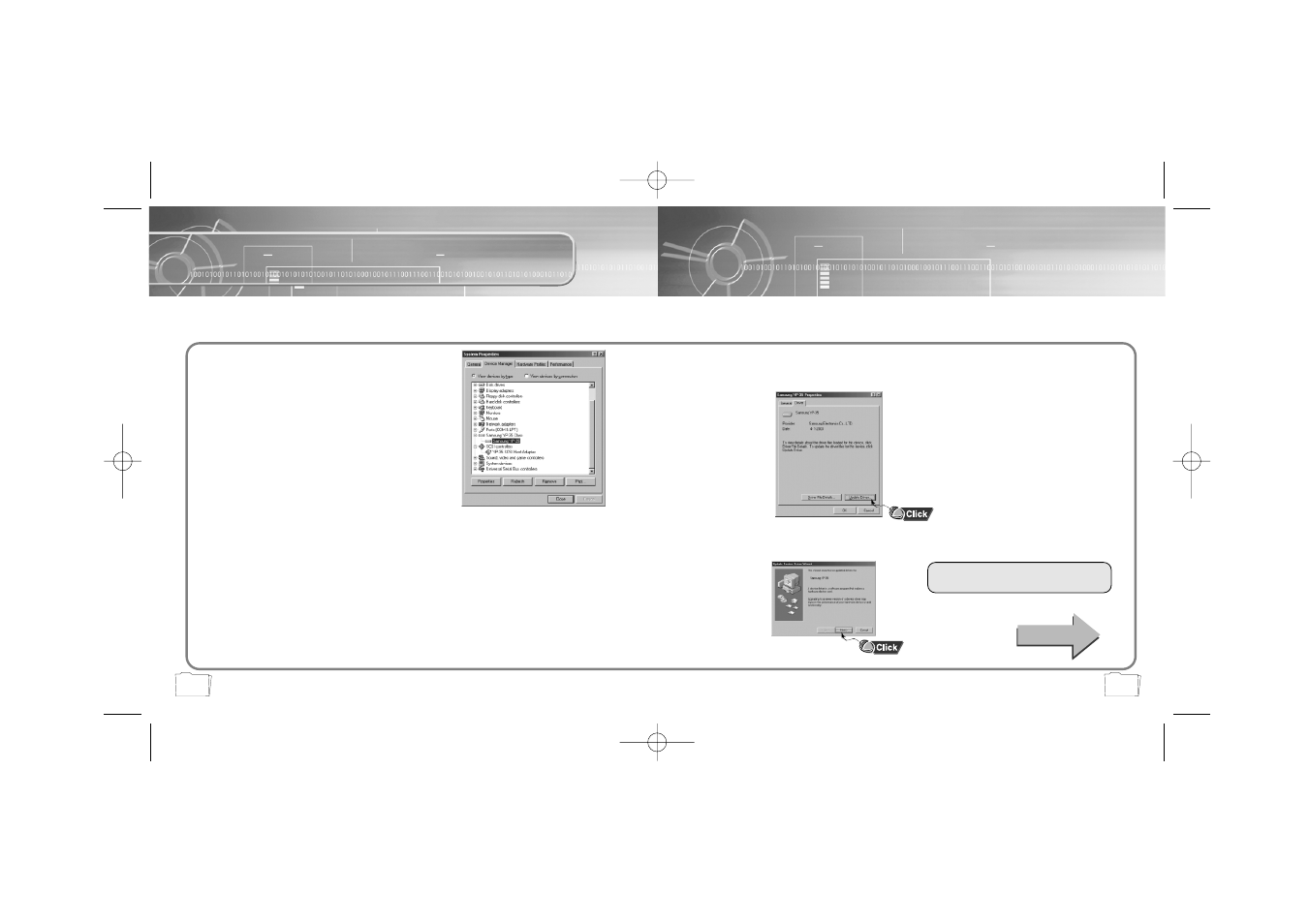Manual installation of usb driver | Samsung YP-35H-XAC User Manual | Page 9 / 26
