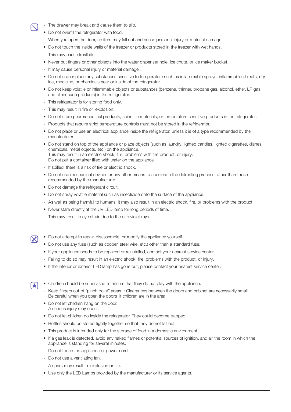 Samsung RS25H5121 User Manual | Page 4 / 12