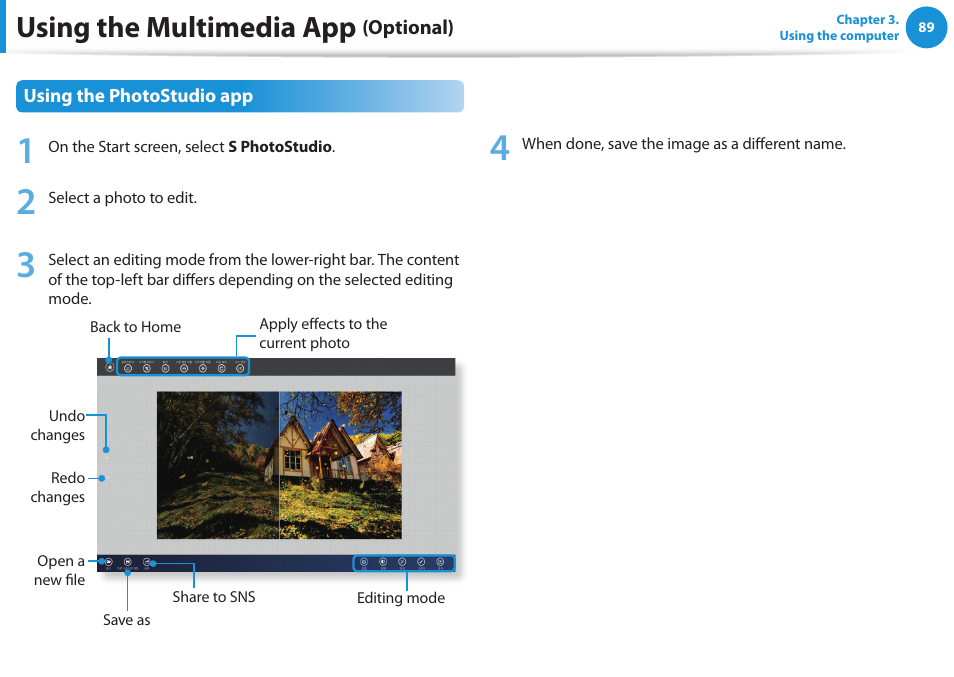 Using the multimedia app | Samsung DP515A2G-K02US User Manual | Page 90 / 143