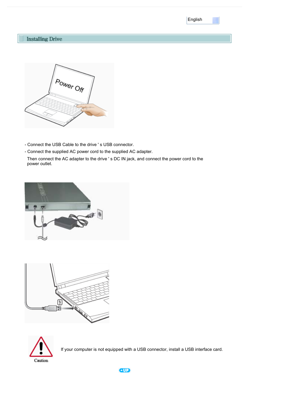 Installing, Installing drive | Samsung SE-T084M-RSWD User Manual | Page 12 / 28
