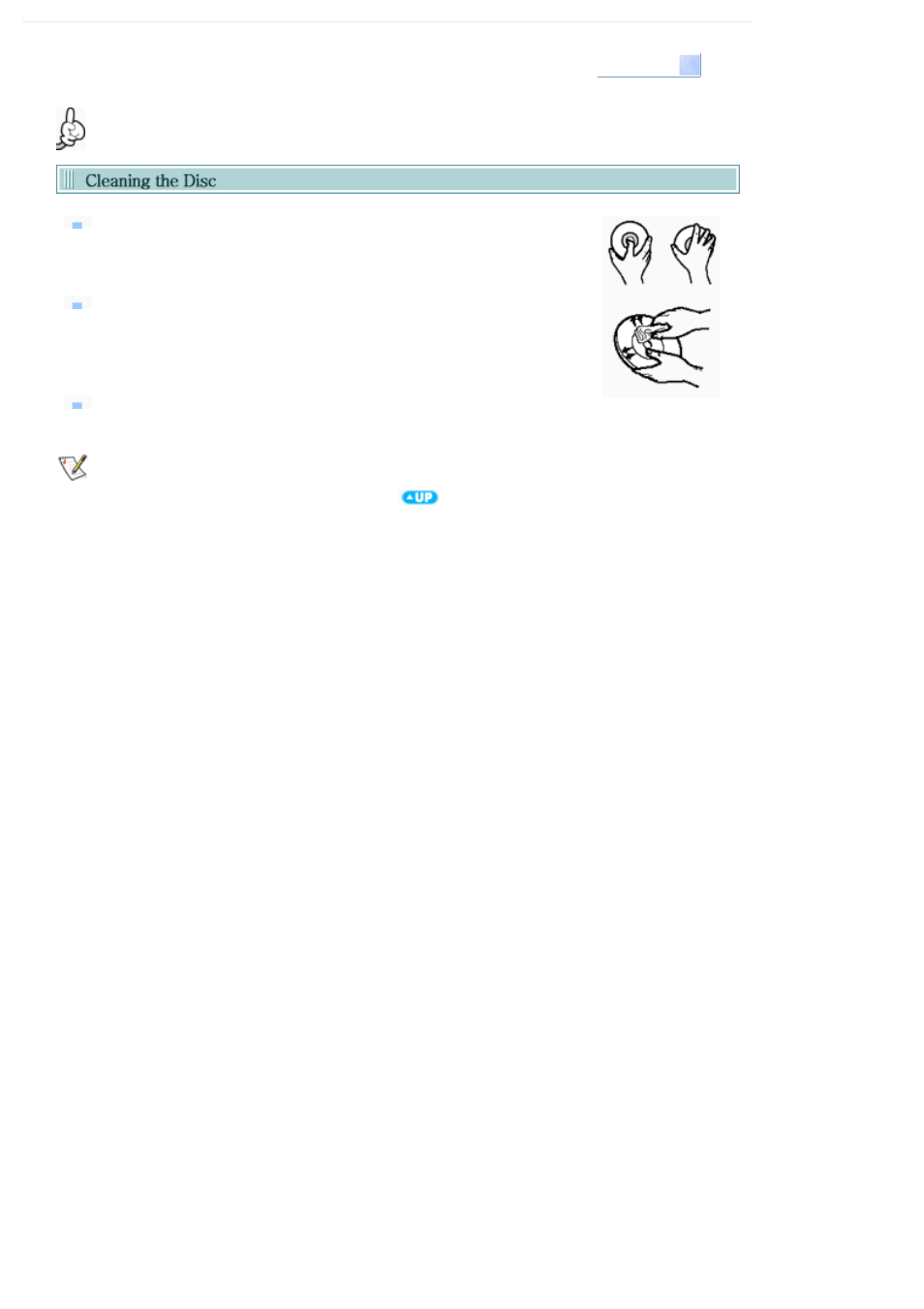 Cleaning the disc | Samsung SE-T084M-RSWD User Manual | Page 22 / 28