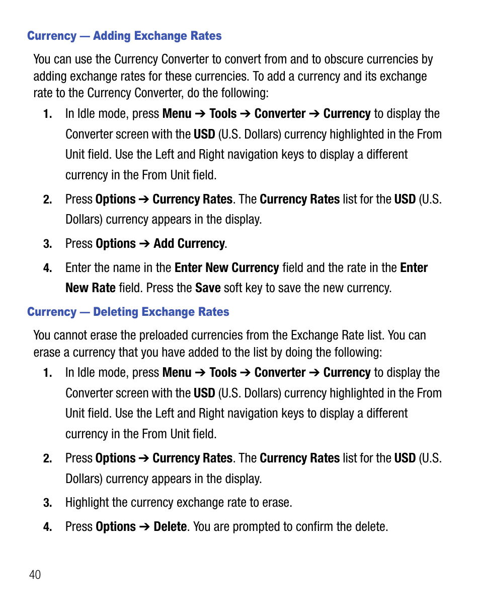 Samsung SGH-T155YKGTRF User Manual | Page 44 / 56