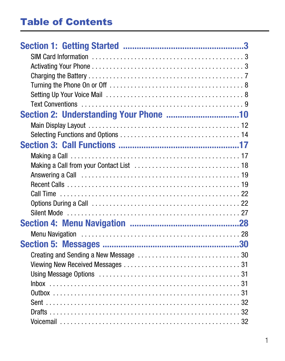 Samsung SGH-T155YKGTRF User Manual | Page 5 / 56