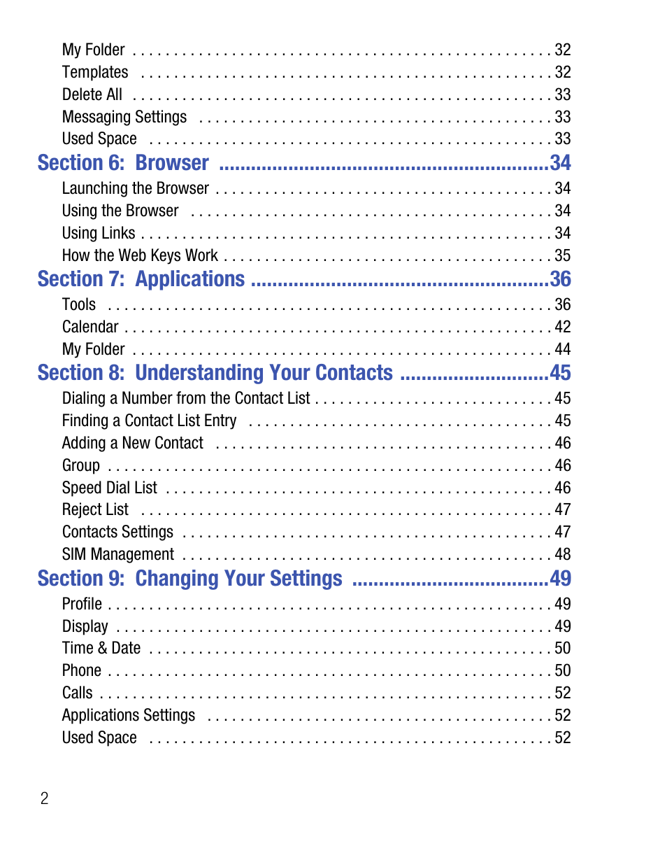 Samsung SGH-T155YKGTRF User Manual | Page 6 / 56