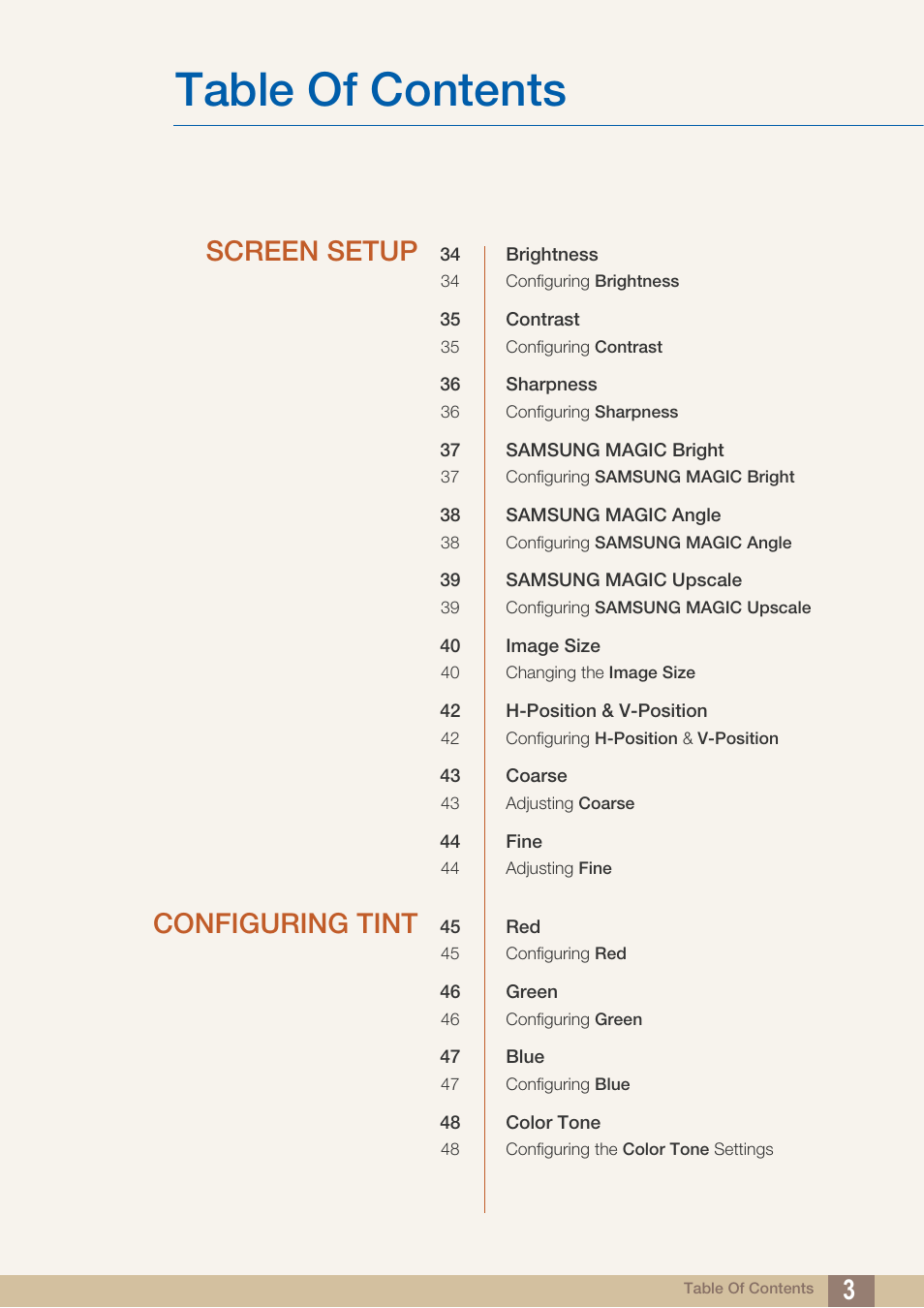 Samsung LS22C20KNY-ZA User Manual | Page 3 / 111