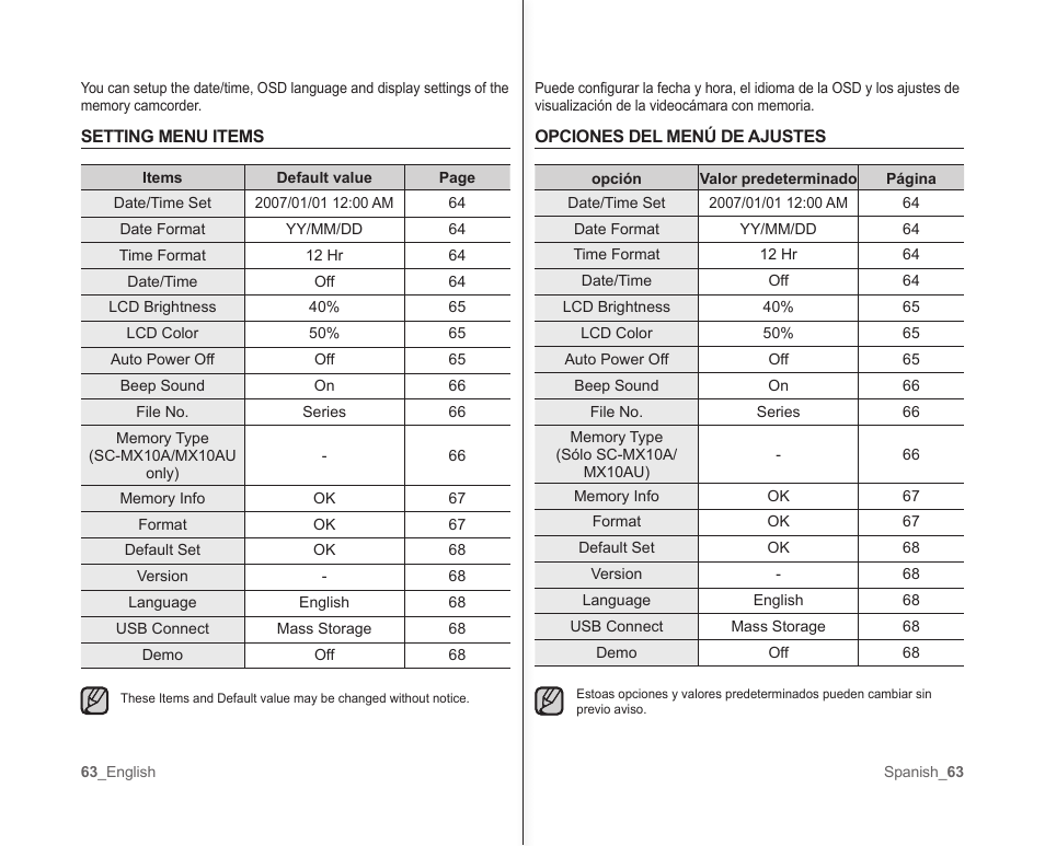 Samsung SC-MX10A-XAP User Manual | Page 69 / 101